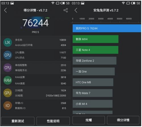 魅族pro5怎么样 魅族pro5跑分及参数配置详解