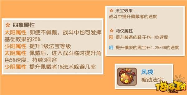 梦幻西游手游第一普陀谈法宝属性选择
