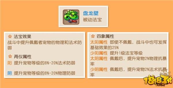 梦幻西游手游第一方寸谈方寸法宝选择