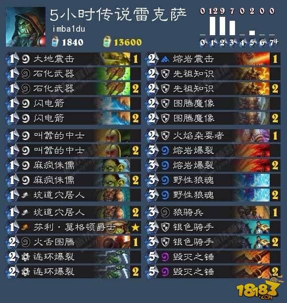 细节决定成败:快攻萨卡组五小时上传说