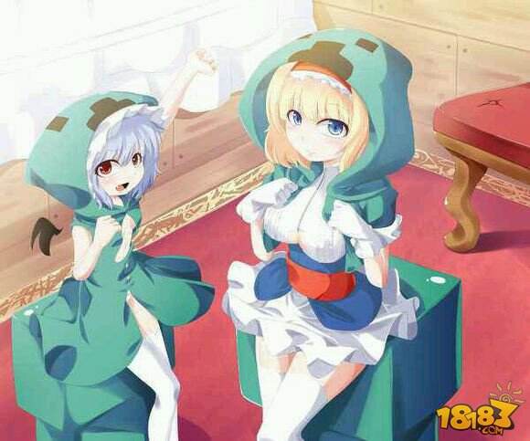 《我的世界》各种恐怖怪物娘化后 你还忍心下手吗?