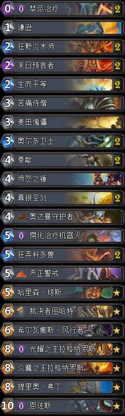 恩佐斯亡语系奶骑卡组大型使用指南