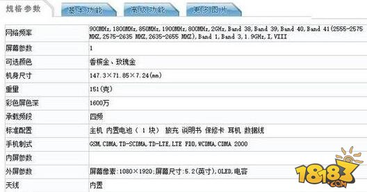 vivo x7/x7plus获入网许可 参数配置提前看