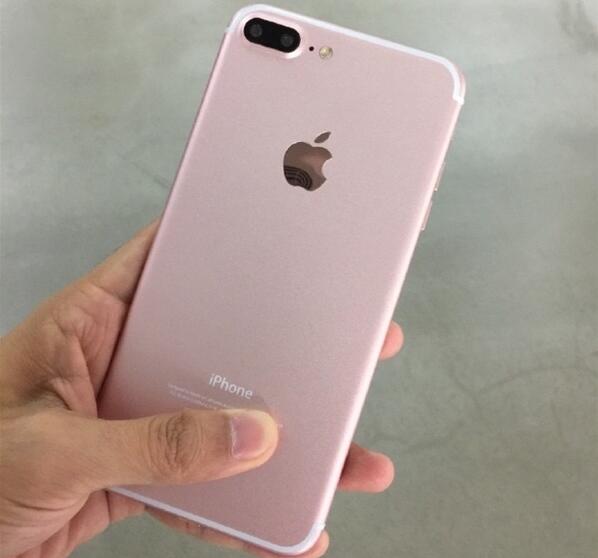 苹果iphone7plus玫瑰金版本现身:很有feel