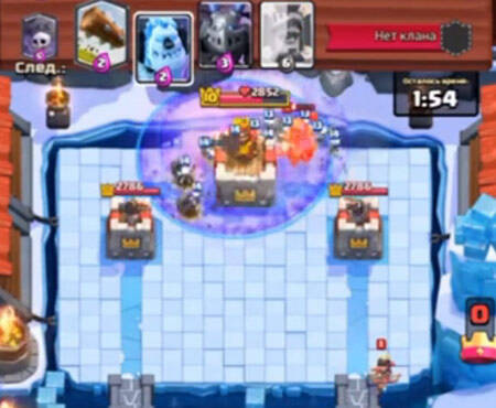 皇室战争9月新卡演示:镜像骷髅召唤爆基地_18